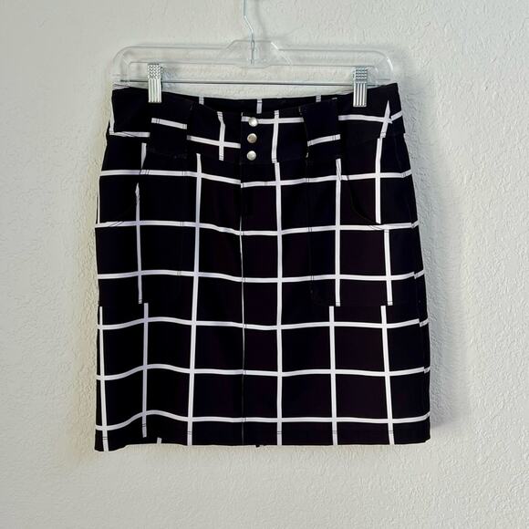 Jofit Black & White Grid Skort – Sz 2 - Picture 3 of 6